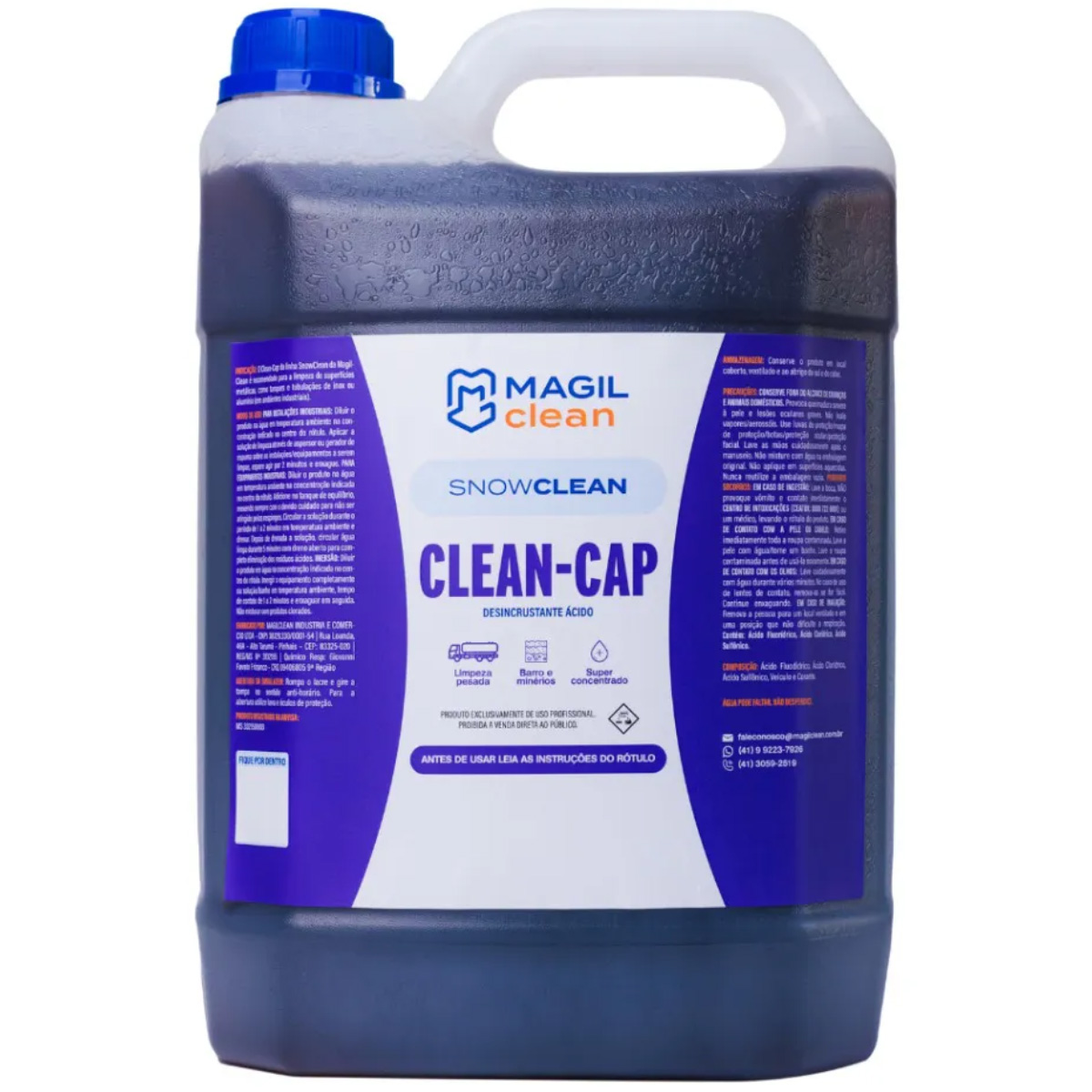 CLEAN-CAP  Desincrustante ácido 1/20 magil clean