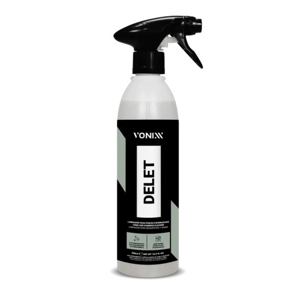 DELET 500ML SPRAY LIMPADOR DE BORRACHAS VONIXX