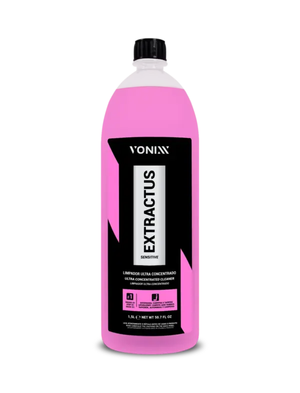 EXTRACTUS SENSITIVE 1,5L LIMPA ESTOFADOS PROFISSIONAL VONIXX