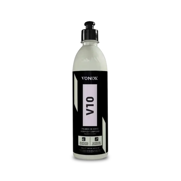 V10 CORTE VERNIZ ASIATICO 500ML COMPOSTO POLIDOR V-10 VONIXX